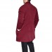 Mens Casual Mid Length Long Sleeve Loose Comfy Solid Color Cardigans