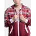 Mens Christmas Printing Fashion Pajama Set Casual Jumpsuit Loungewear